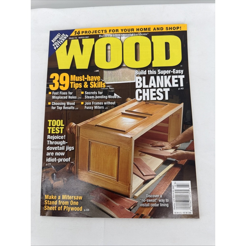 Better Homes And Gardens - Wood Magazine March 2007 Issue 175 092567140725